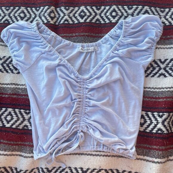 Arizona Jean scrunched crop top - Picture 1 of 2